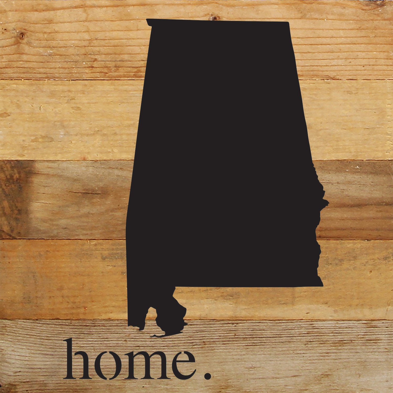 ALABAMA ~ ROLL TIDE / 10"x10" Reclaimed Wood Sign