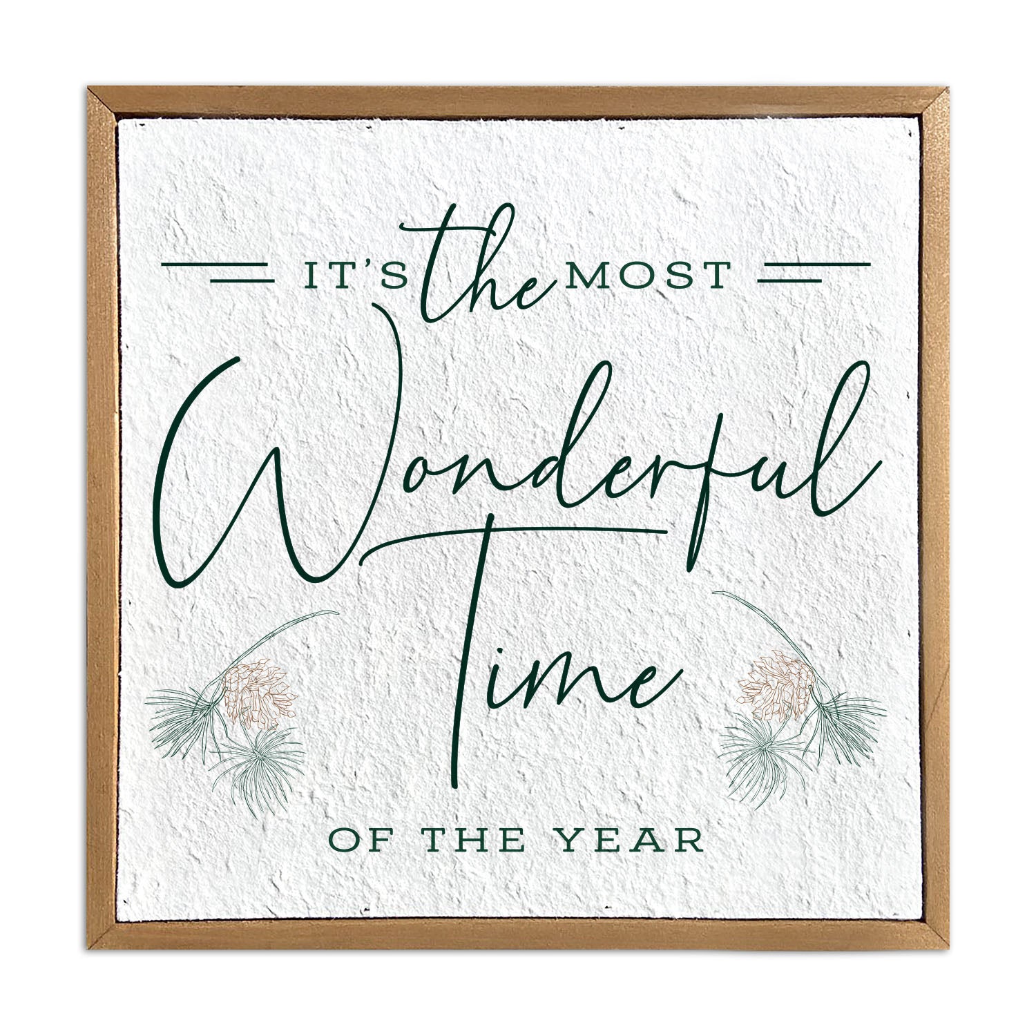 The Most Wonderful Time of the Year 10x10 Pulp Paper