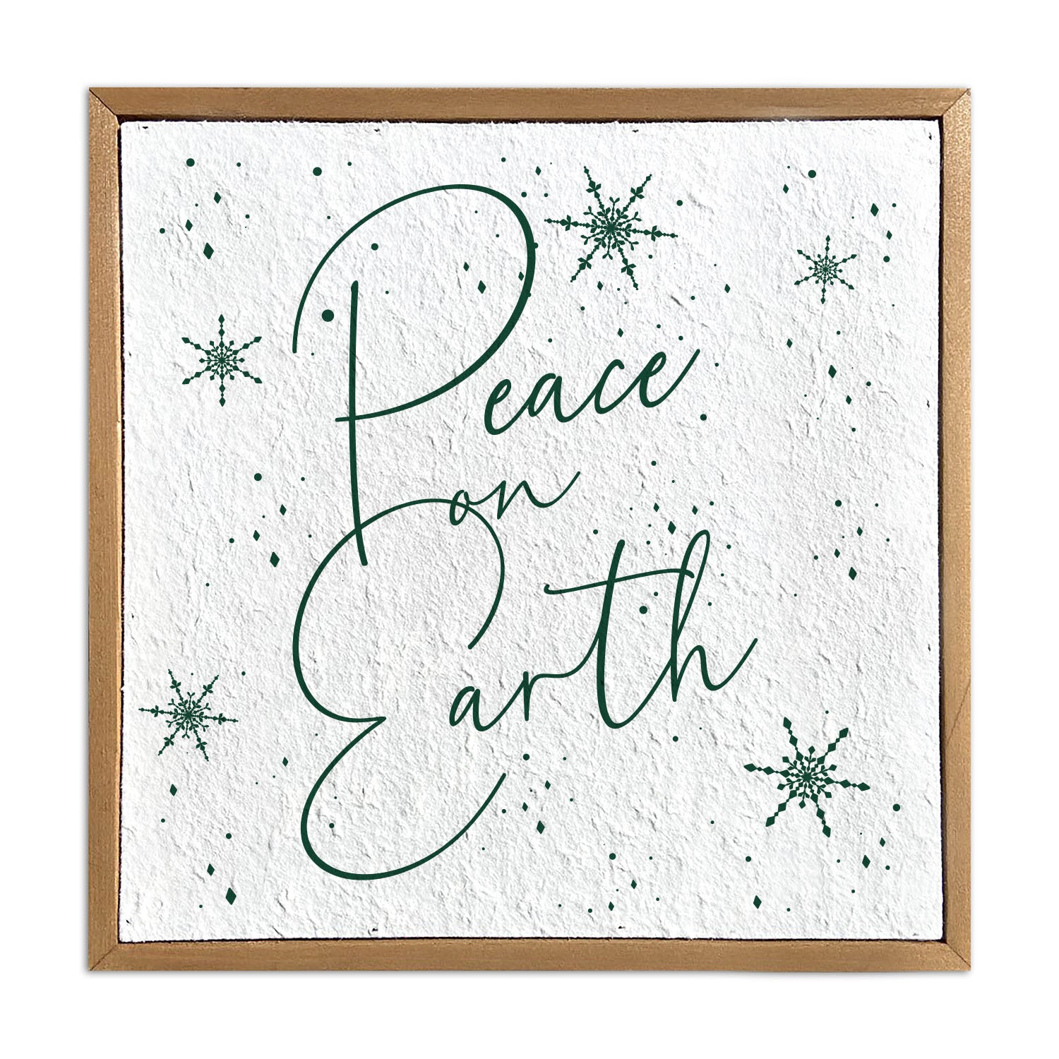 Peace on Earth 10x10 Pulp Paper