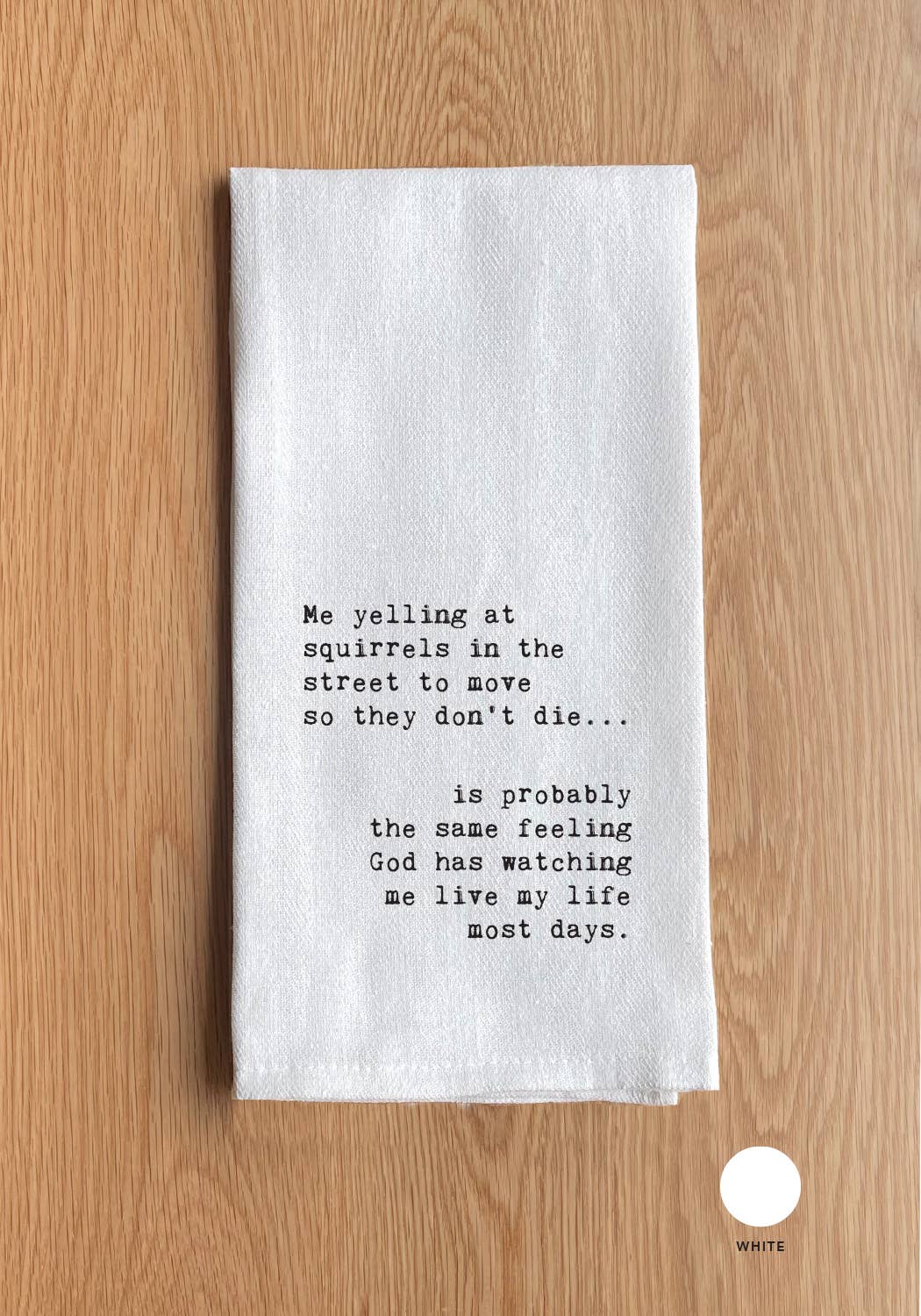 God Watching Me Kitchen Towel