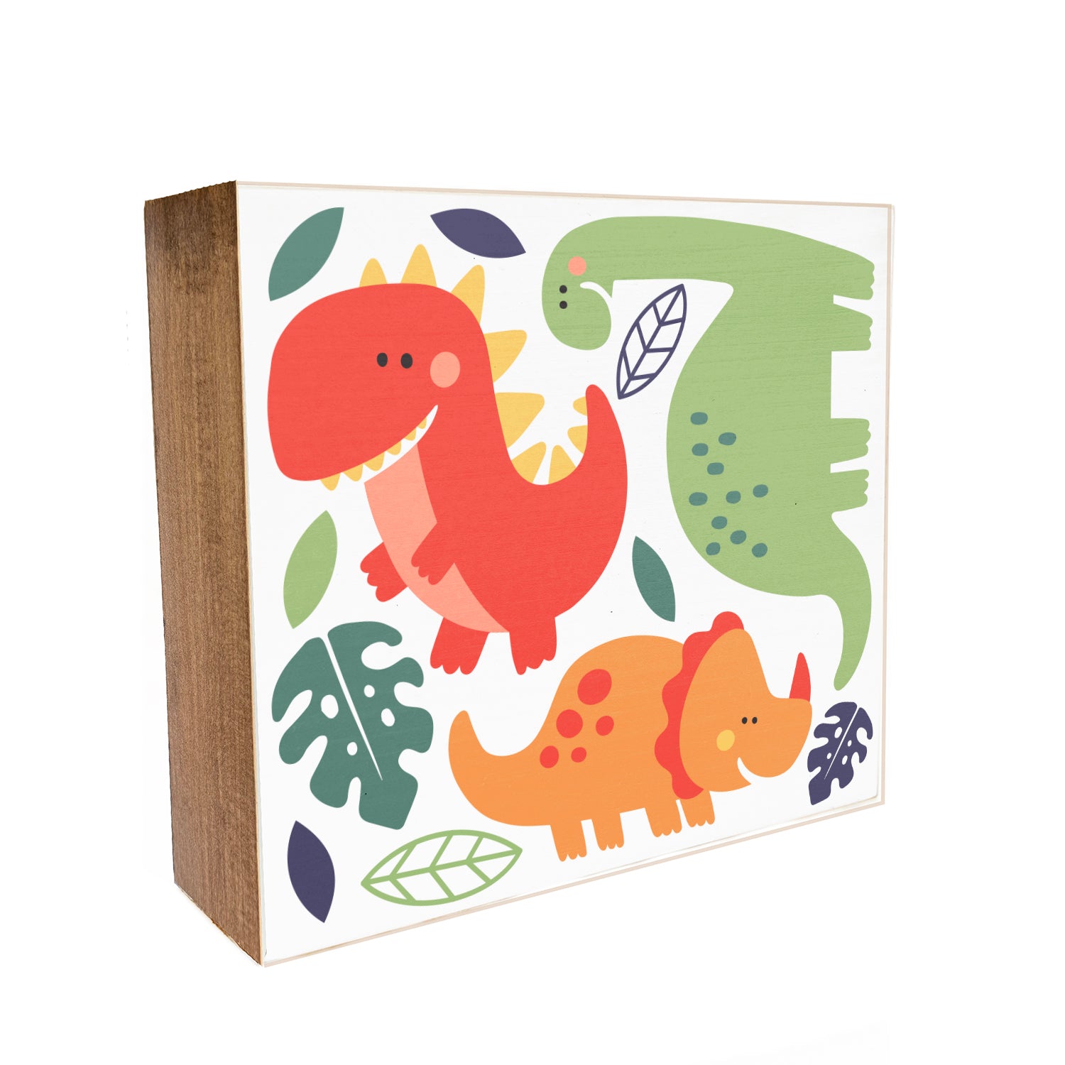 Dinos Kids Decorative Wooden Block