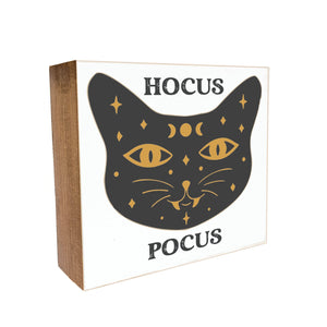 Hocus Pocus Decorative Wooden Block