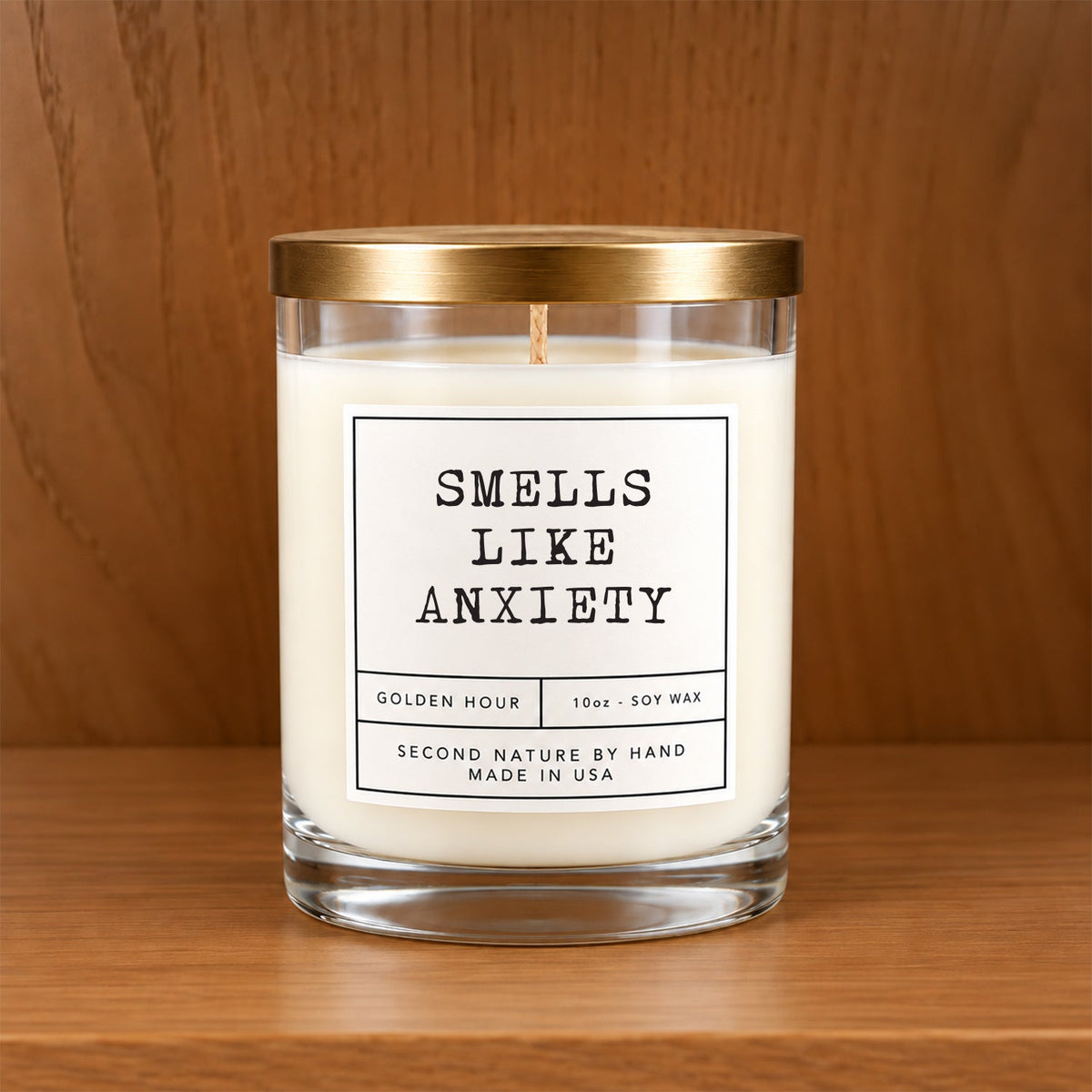 Smells like anxiety 10oz Golden Hour Candle