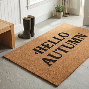 Hello Autumn Coir Mat