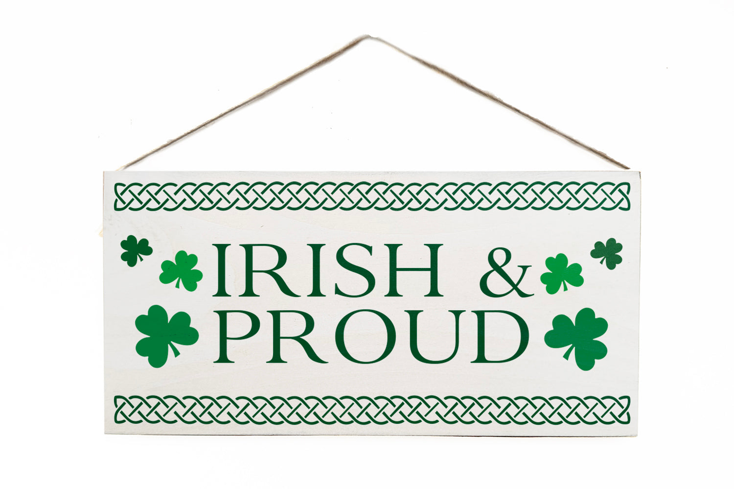 Irish & Proud Wooden Door Hang