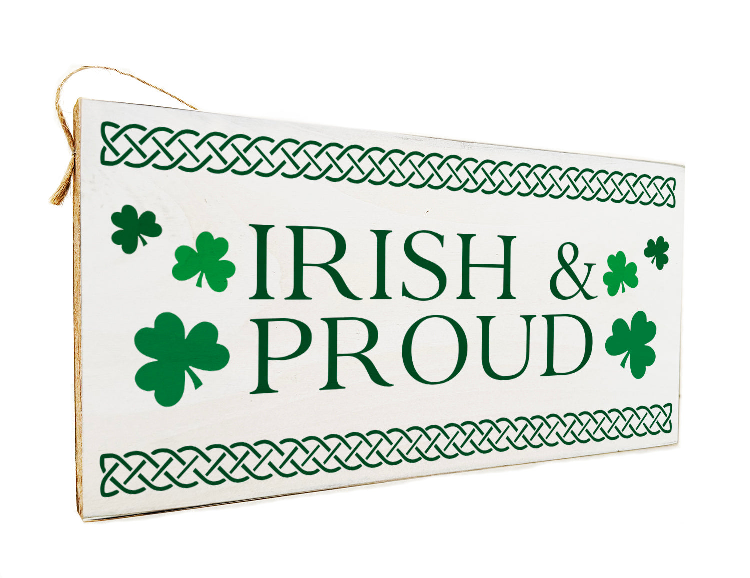 Irish & Proud Wooden Door Hang