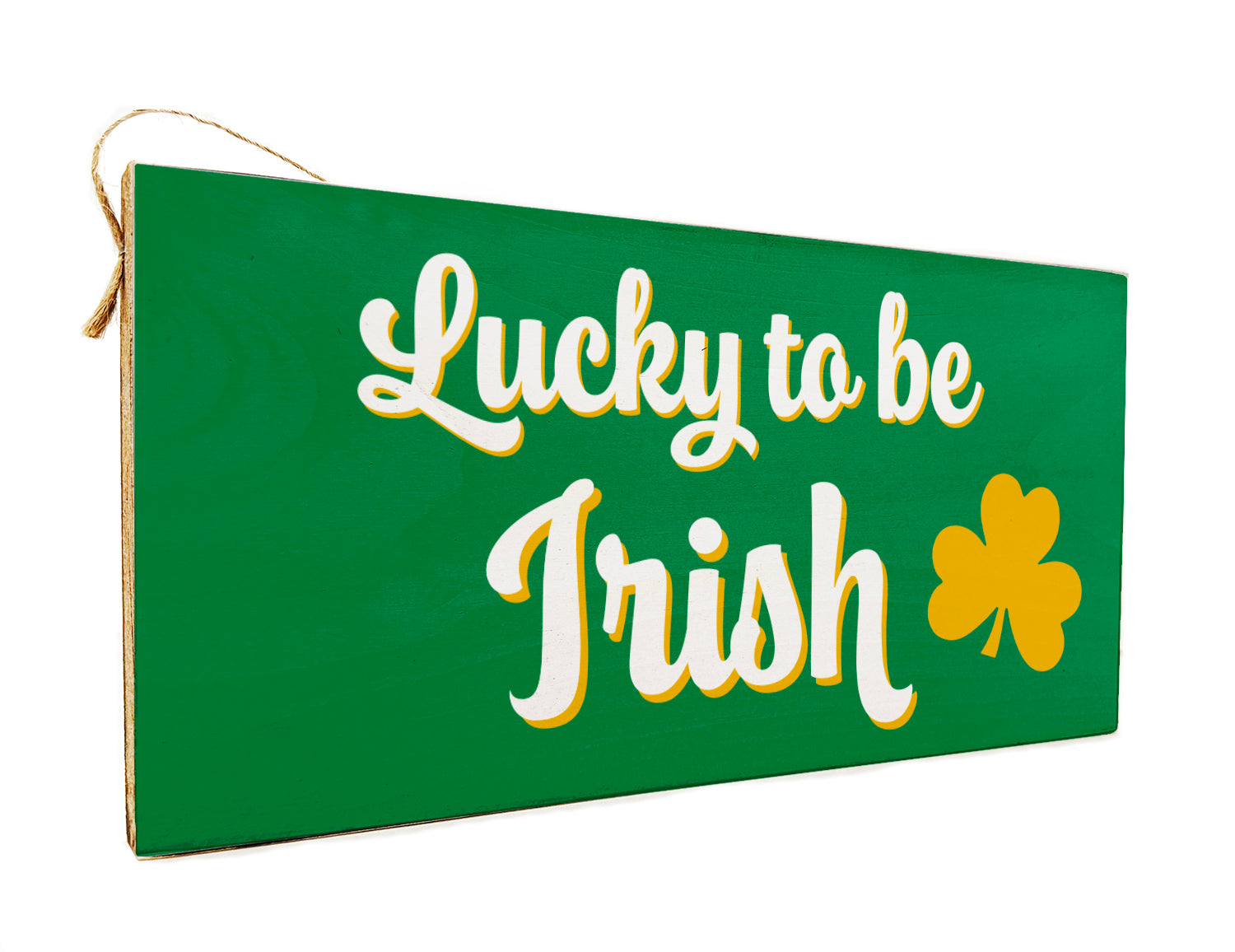 Lucky to be Irish Wooden Door Hang