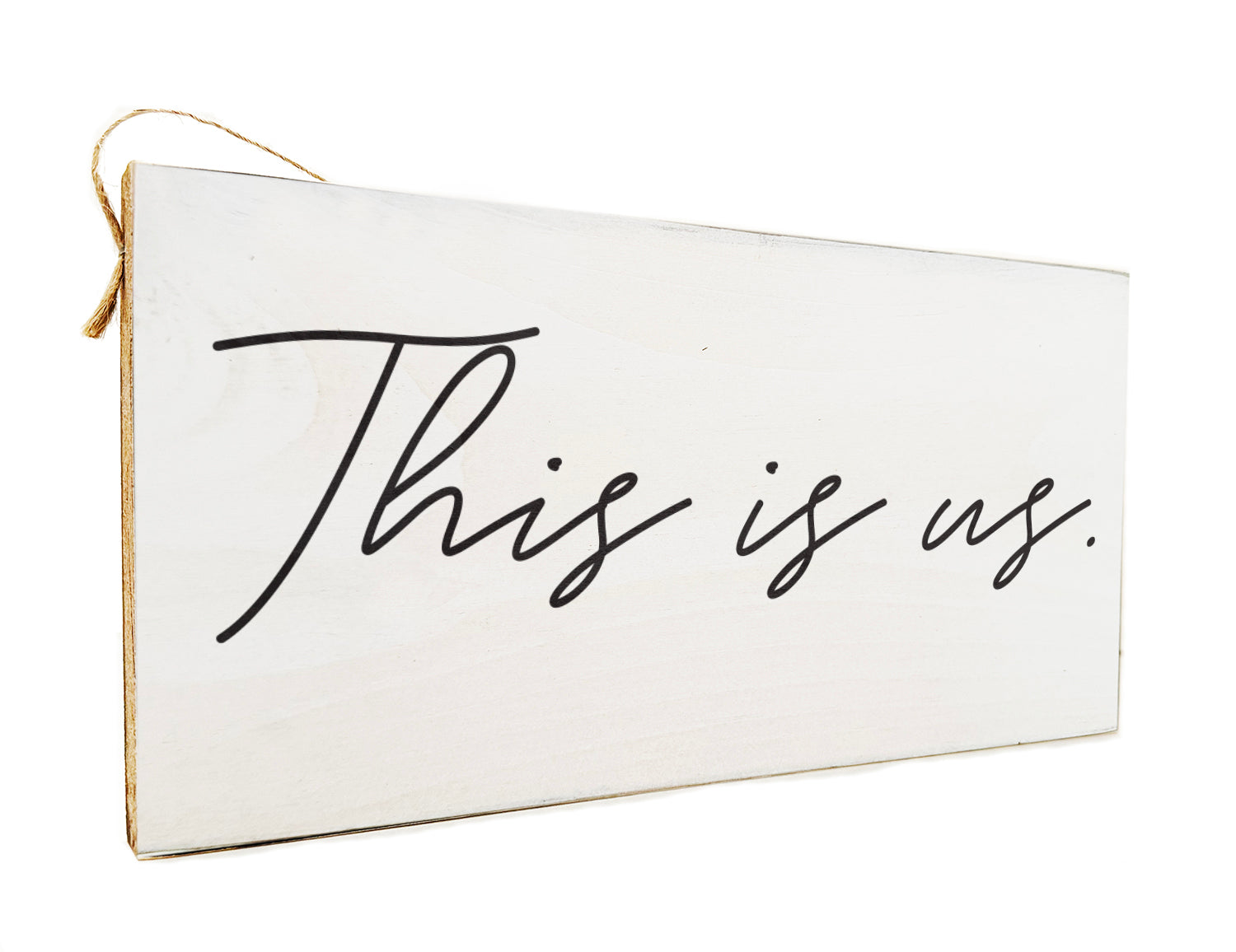 This is Us Wooden Door Hang