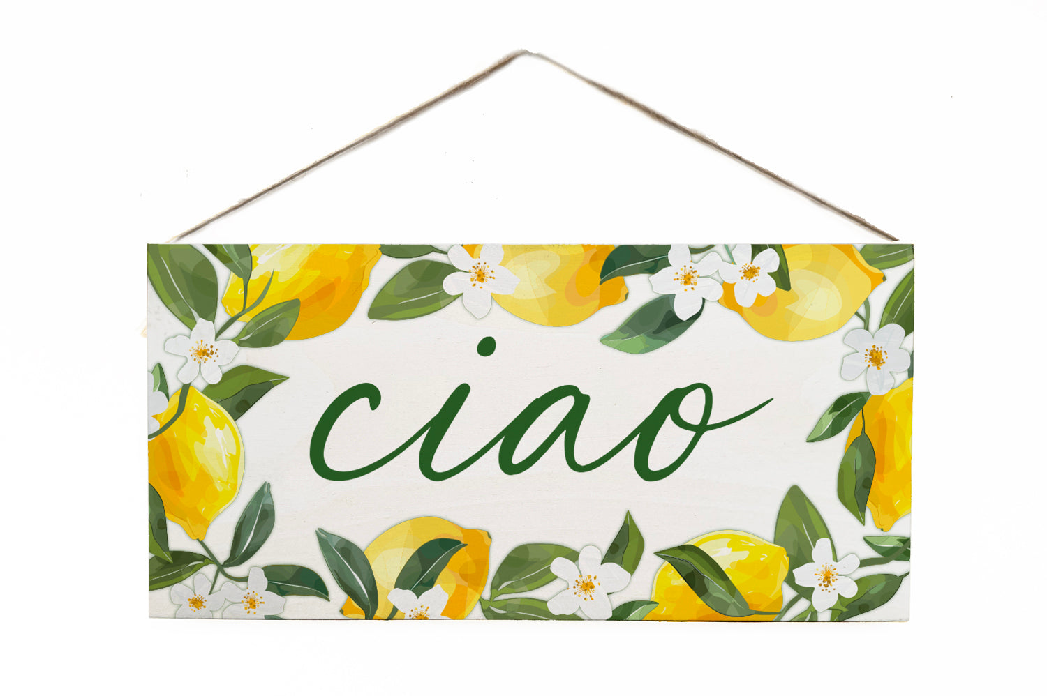 Italia Ciao Lemons Door Hang