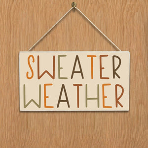 Sweater Weather Fall Door Hang