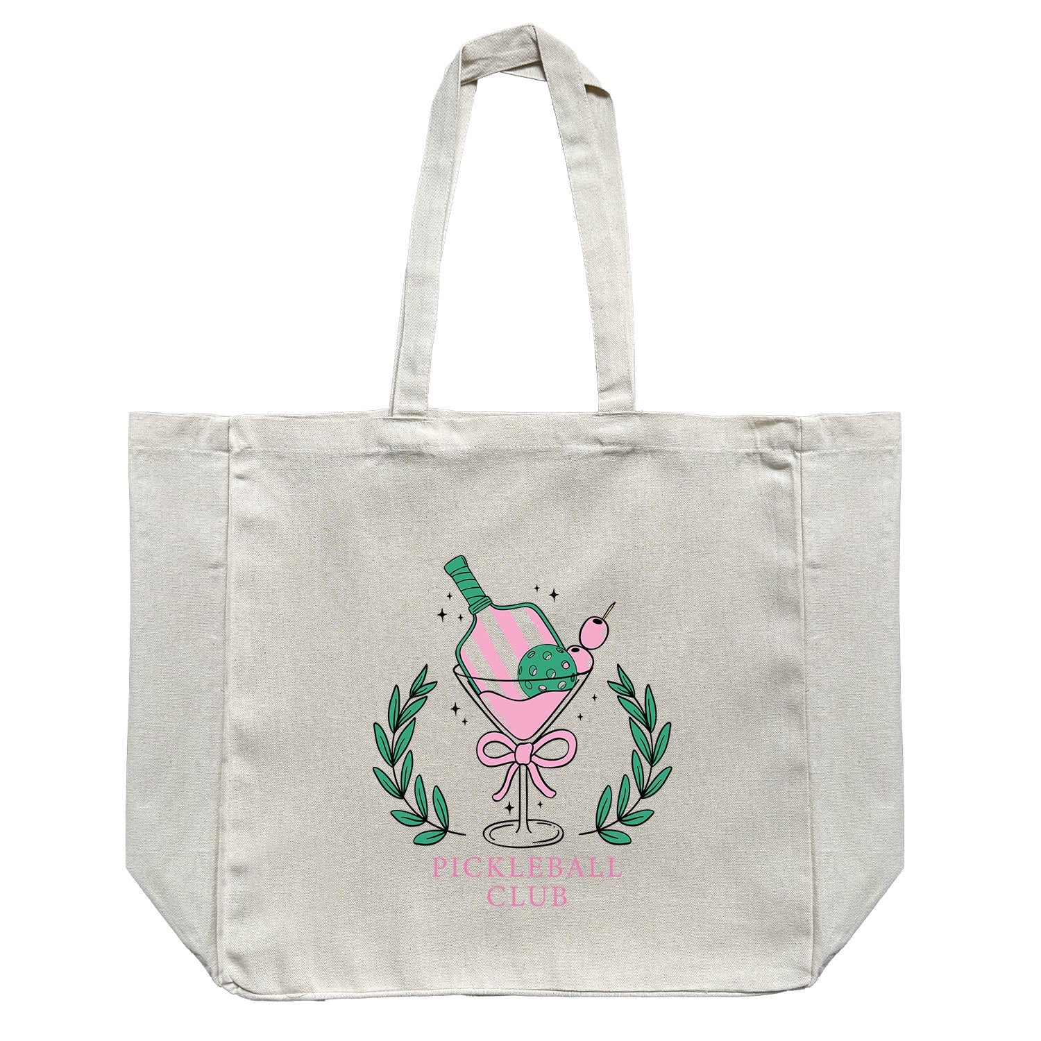 Pickleball Club Large Tote Bag