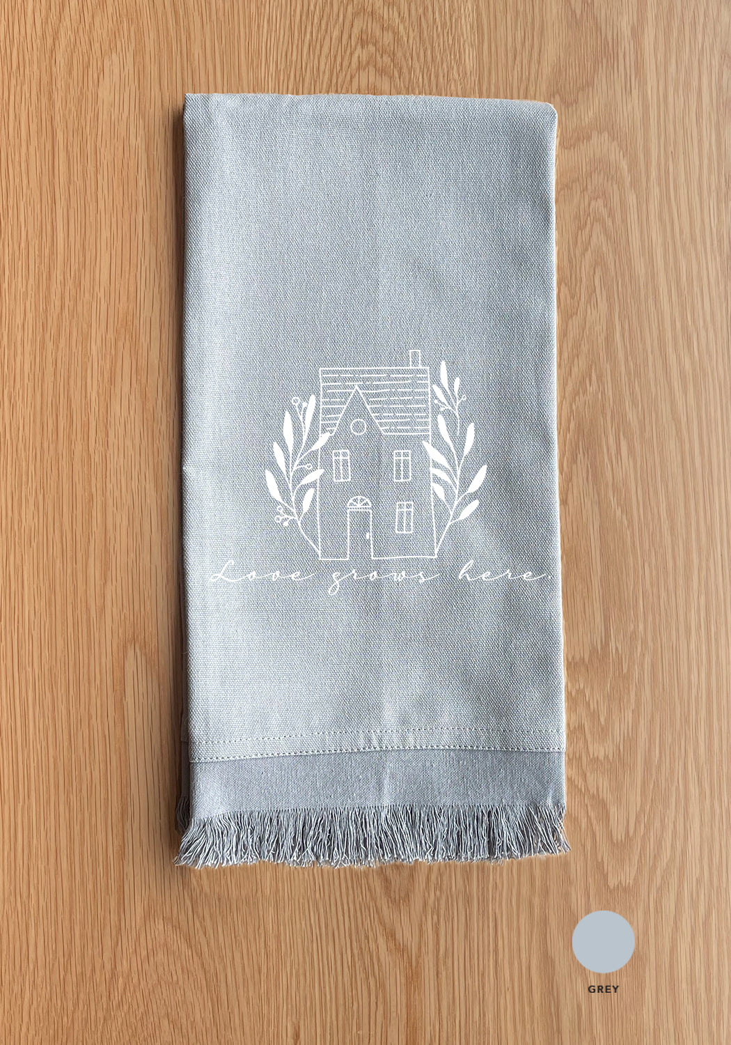 Love Grows Here Kitchen Towel
