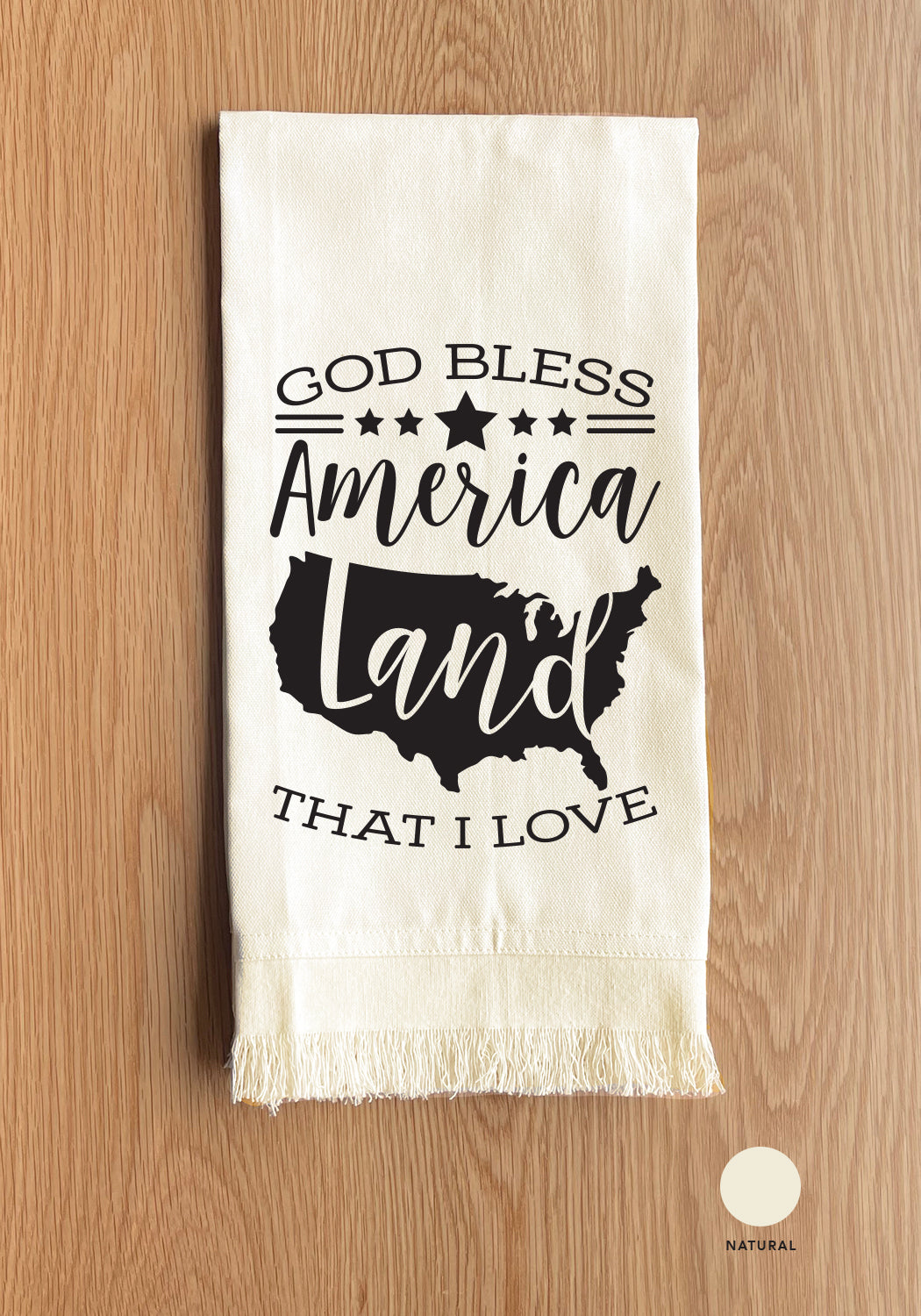 God bless America land that I love Kitchen Towel