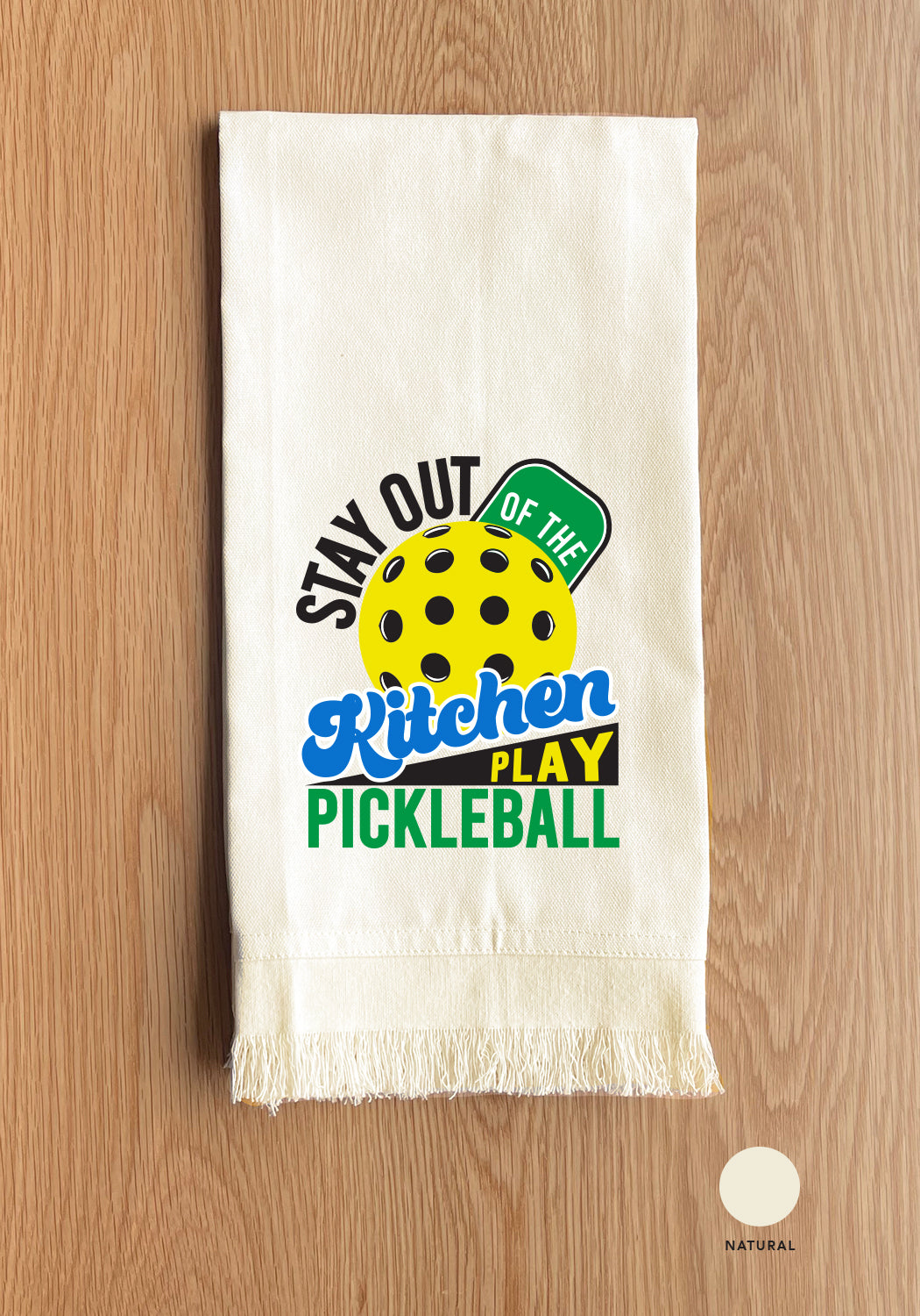Play Pickleball Kitchen Towel