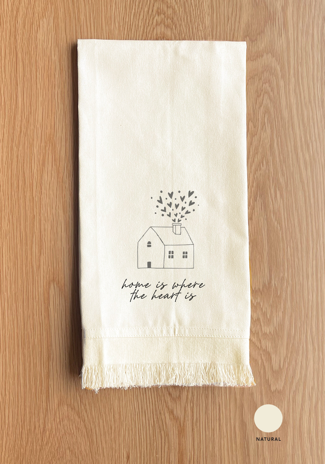Home is where the heart is Kitchen Towel