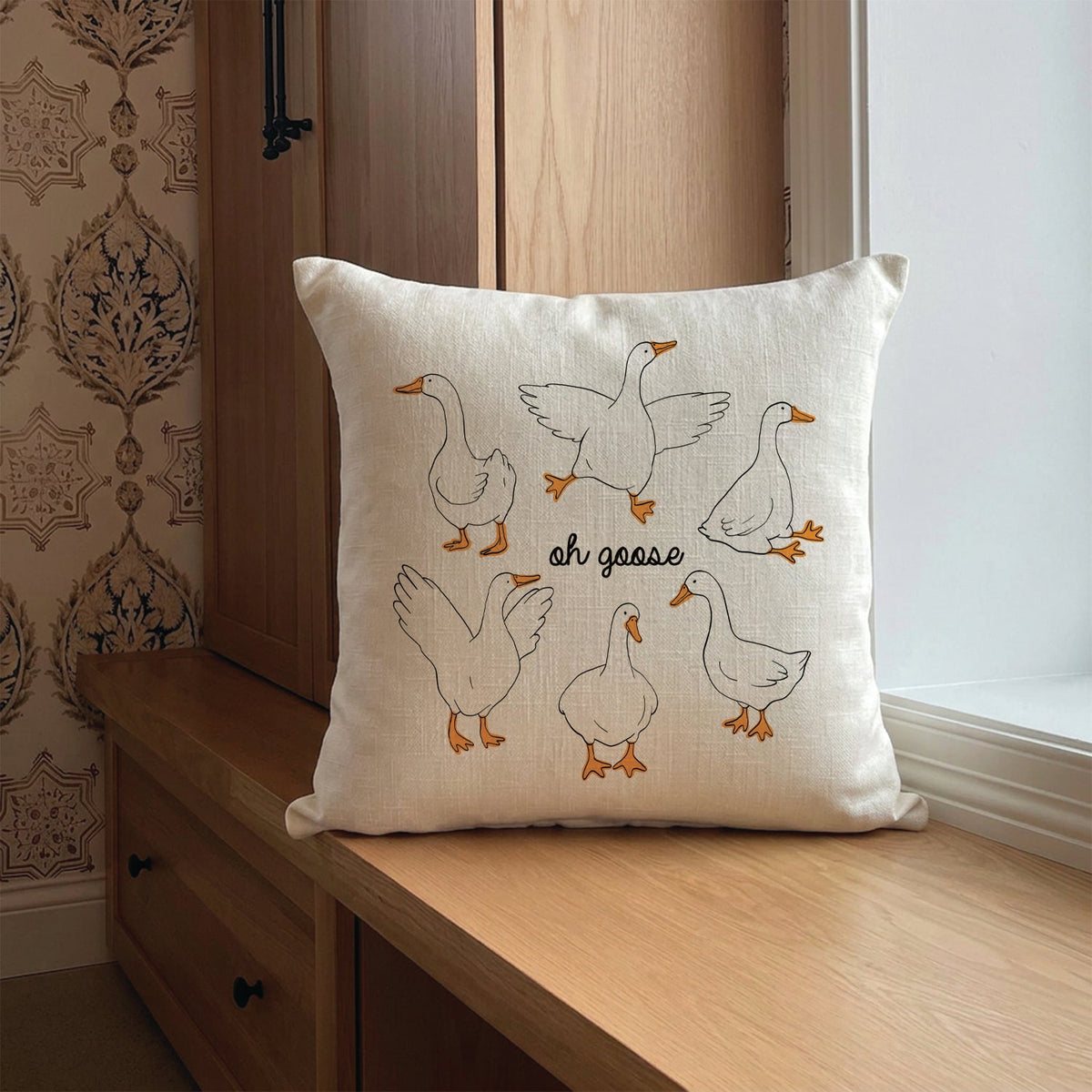 Oh Goose Porch Goose Pillow Shell