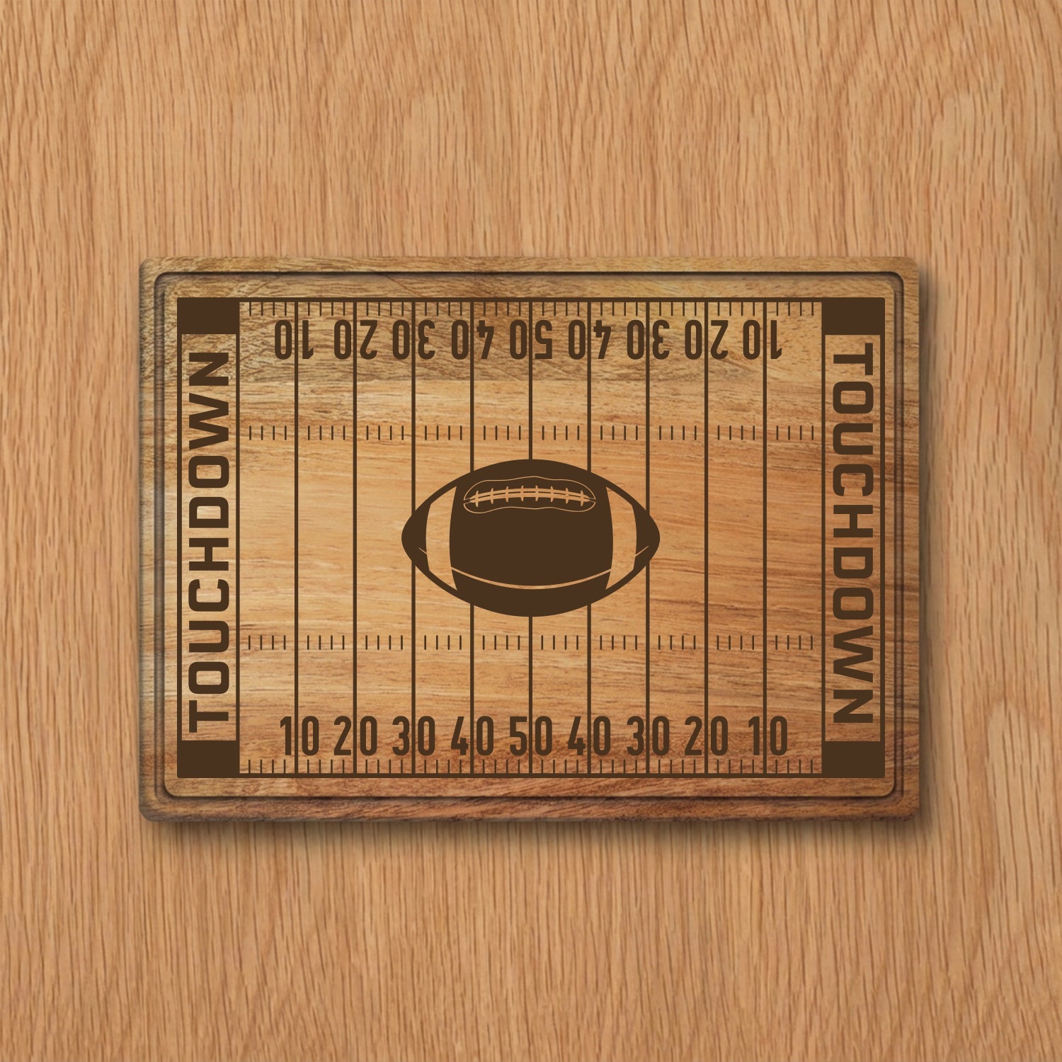 Football Rectangle Serving Board
