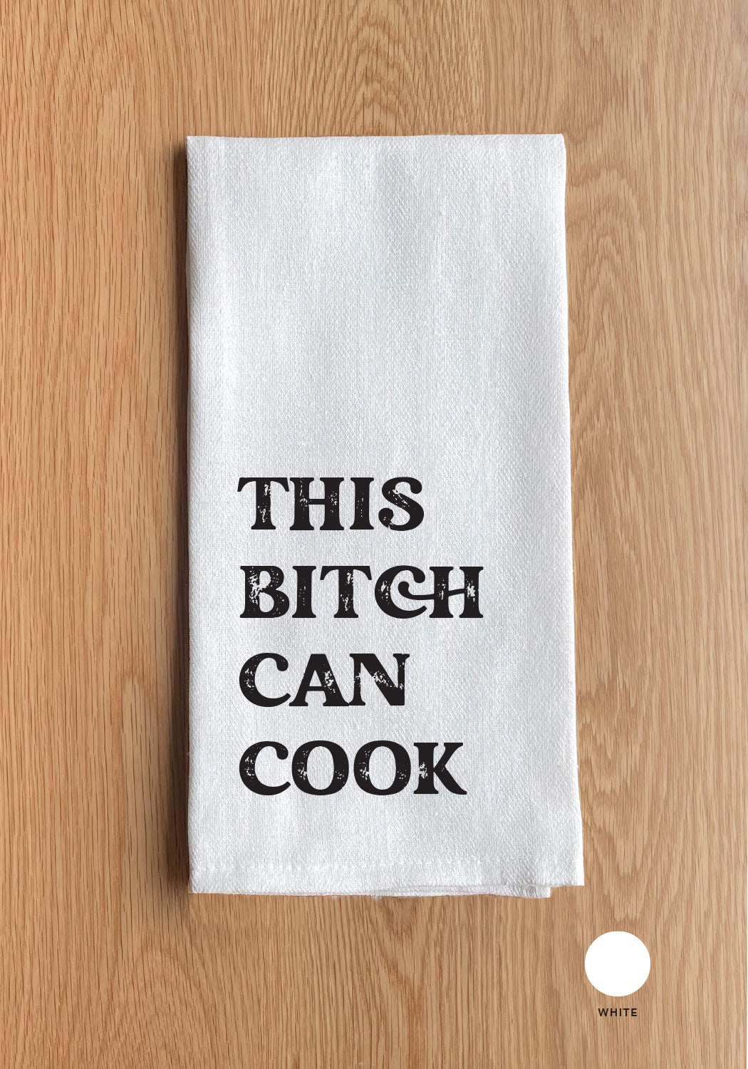 This bitch can cook Kitchen Towel