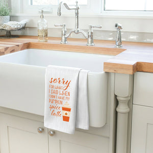 Pumpkin spice latte Fall Kitchen Towel