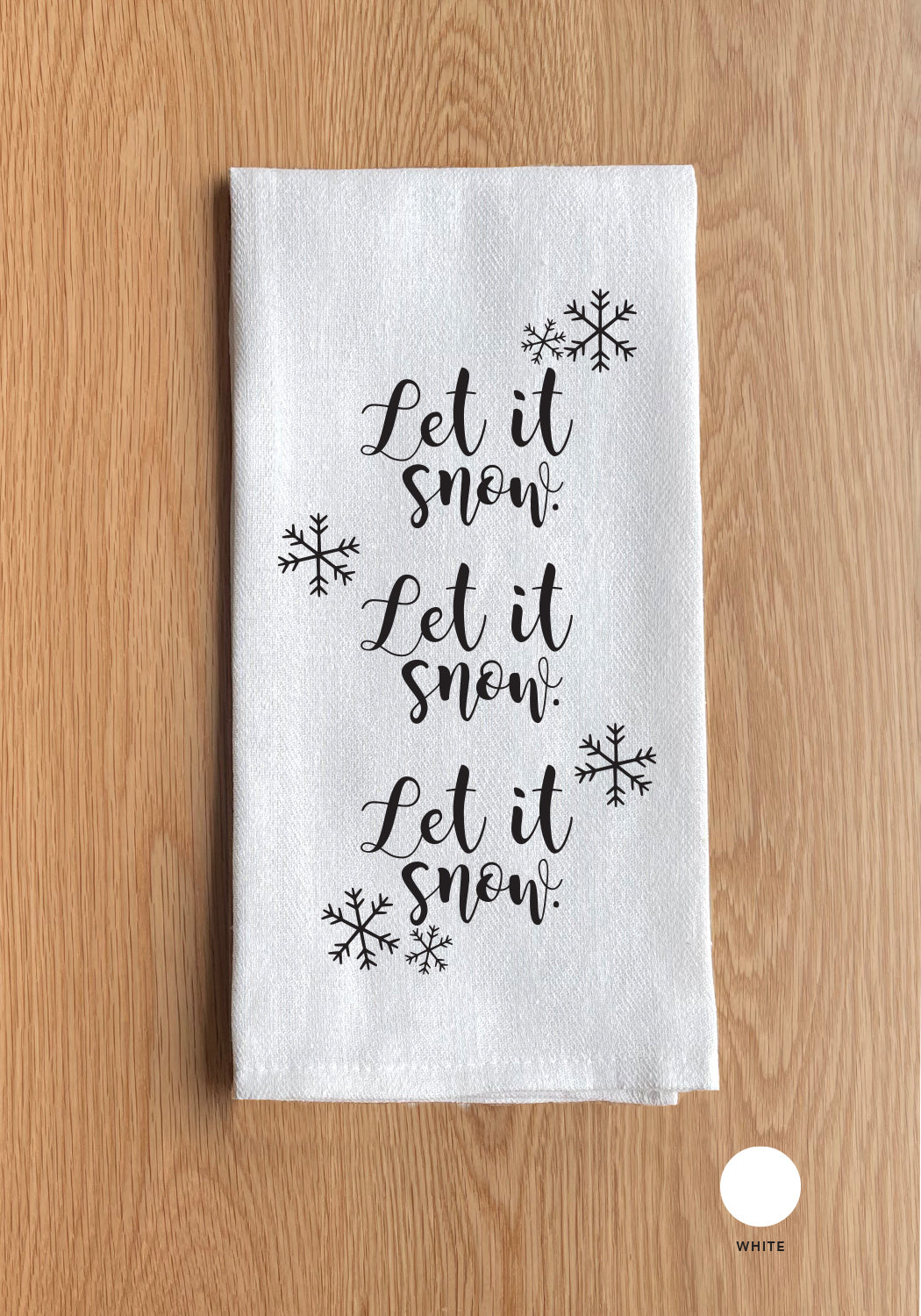 Let it snow Ktichen Towel