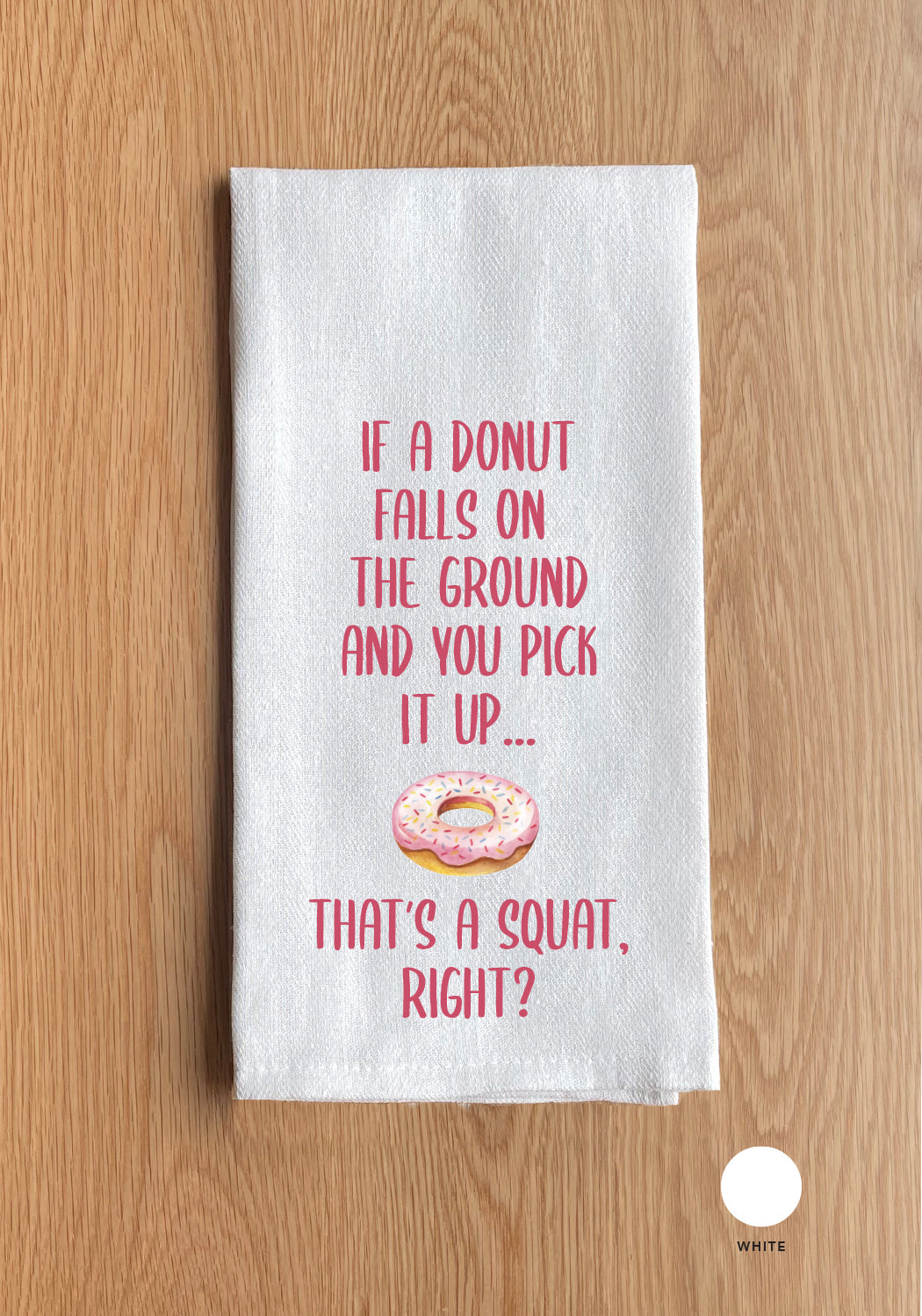 Donut Squat Kitchen Towel