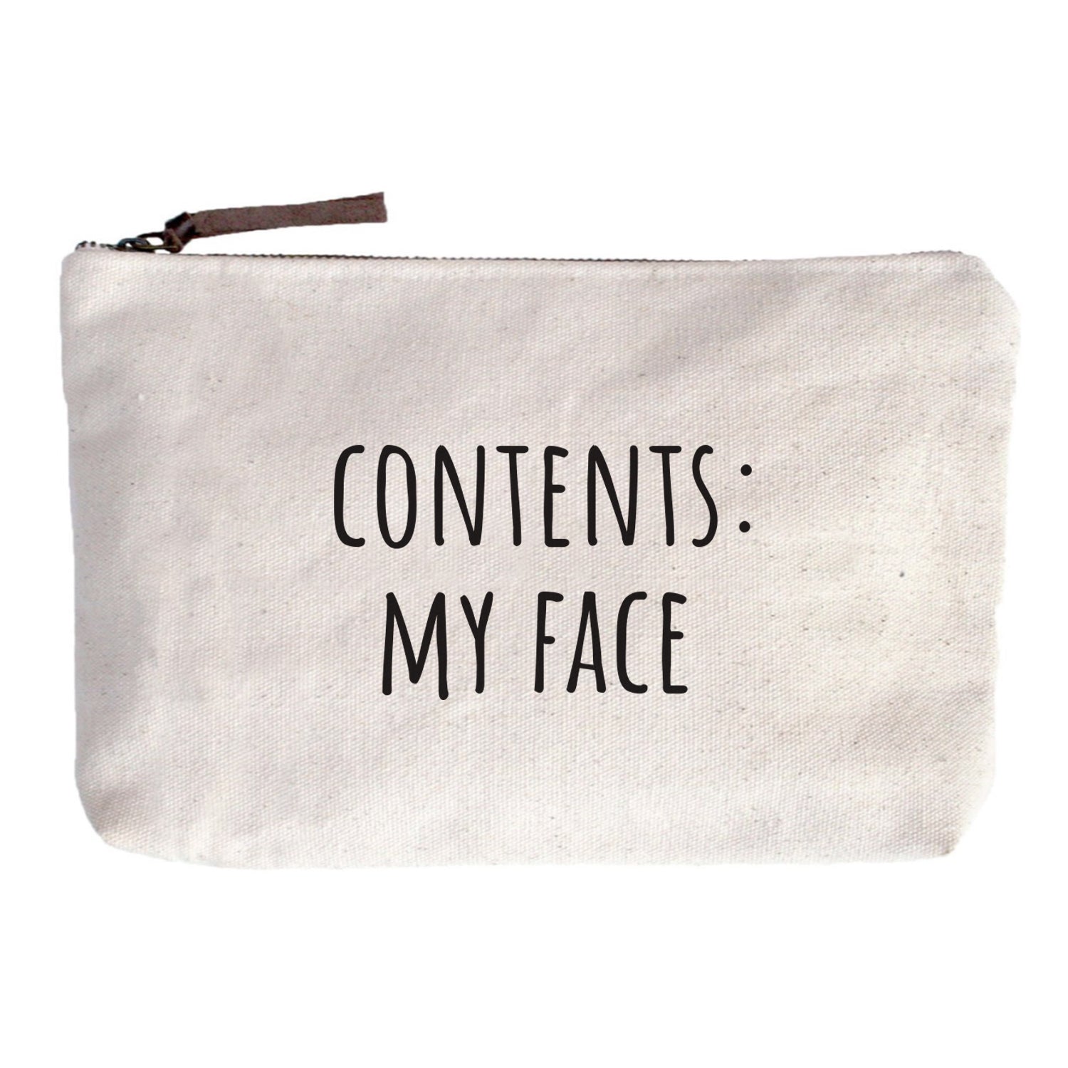 Contents: My Face Zip Pouch