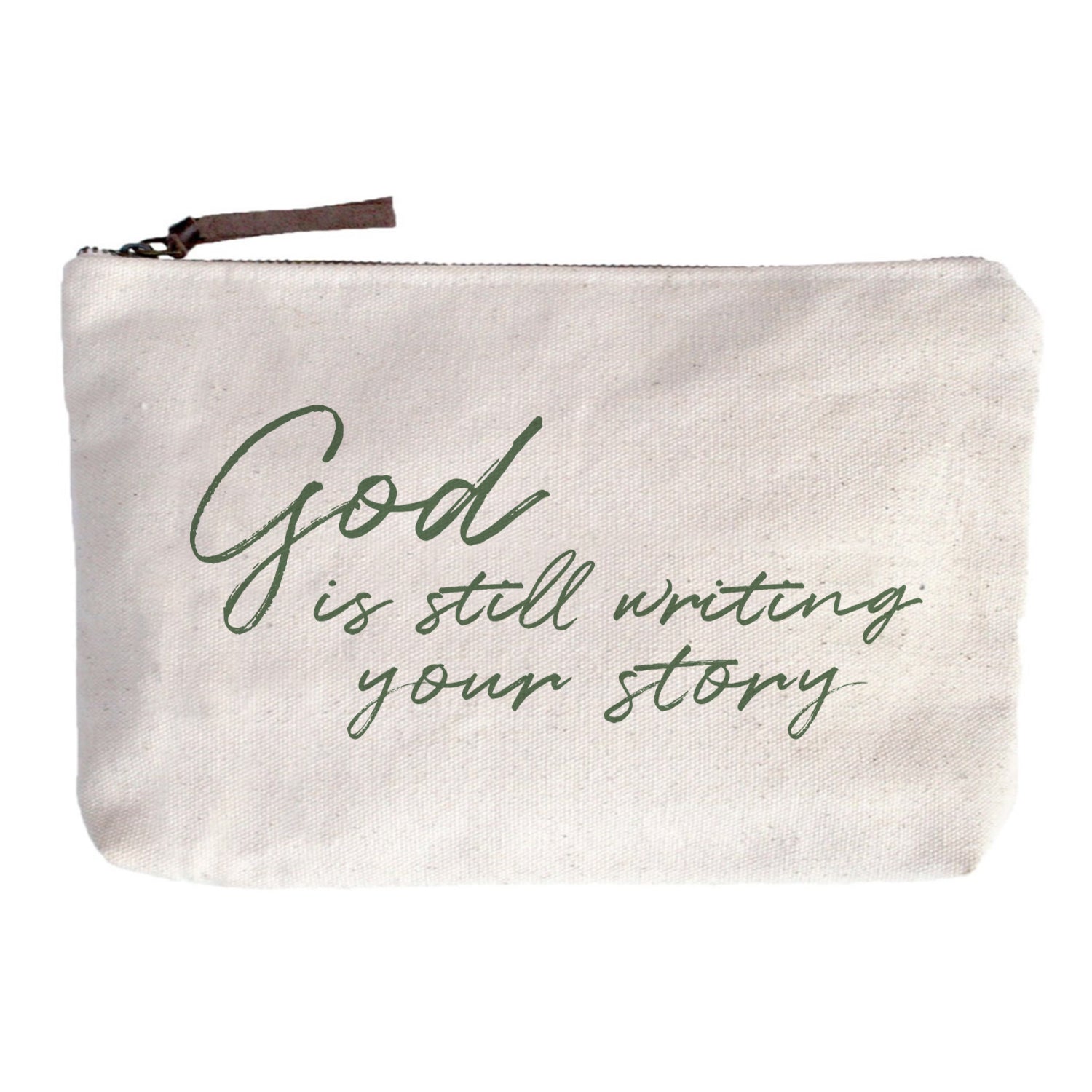 God is still writing your story Zip Pouch