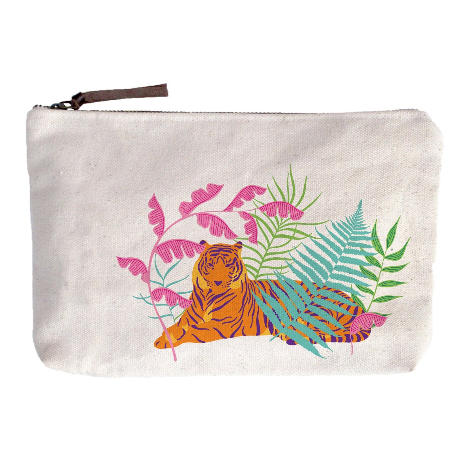Tiger Dopamine Zip Pouch