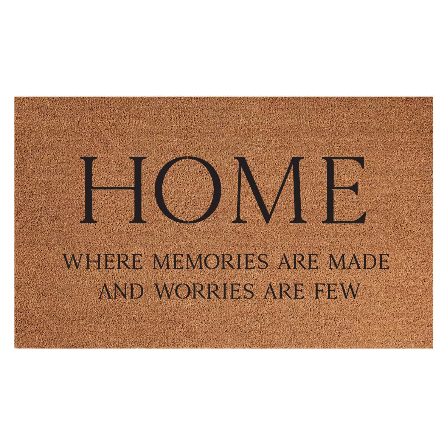 HOME WHERE MEMORIES ARE MADE / 18x30 INDOOR/OUTDOOR MAT