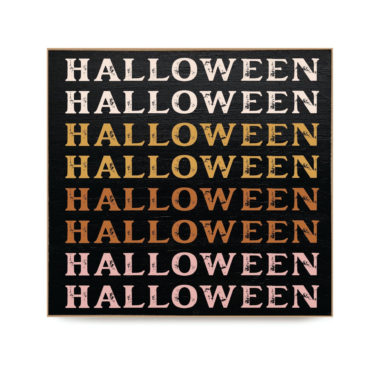Halloween Decorative Wooden Block