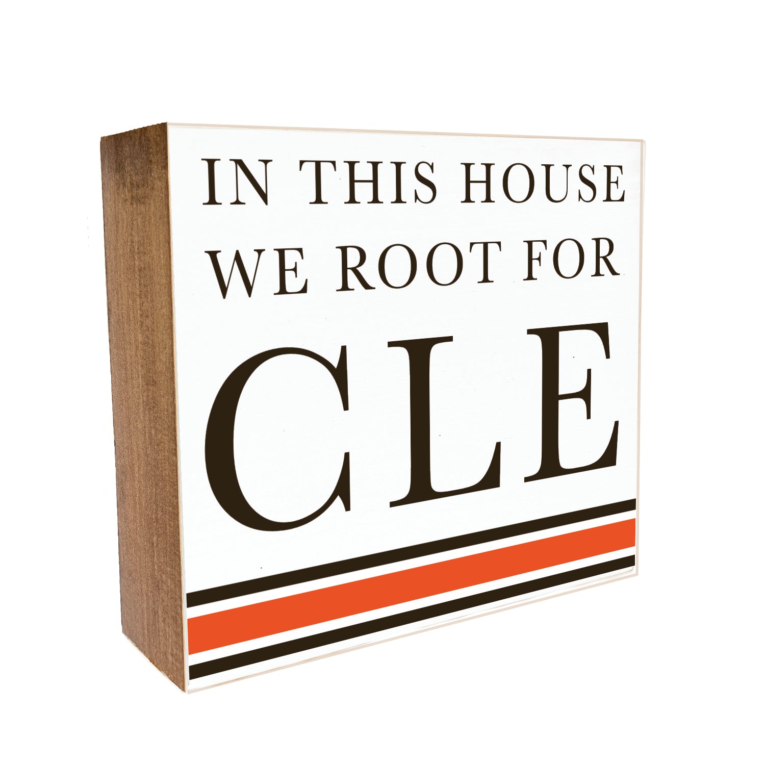 In this House Decorative Wooden Block