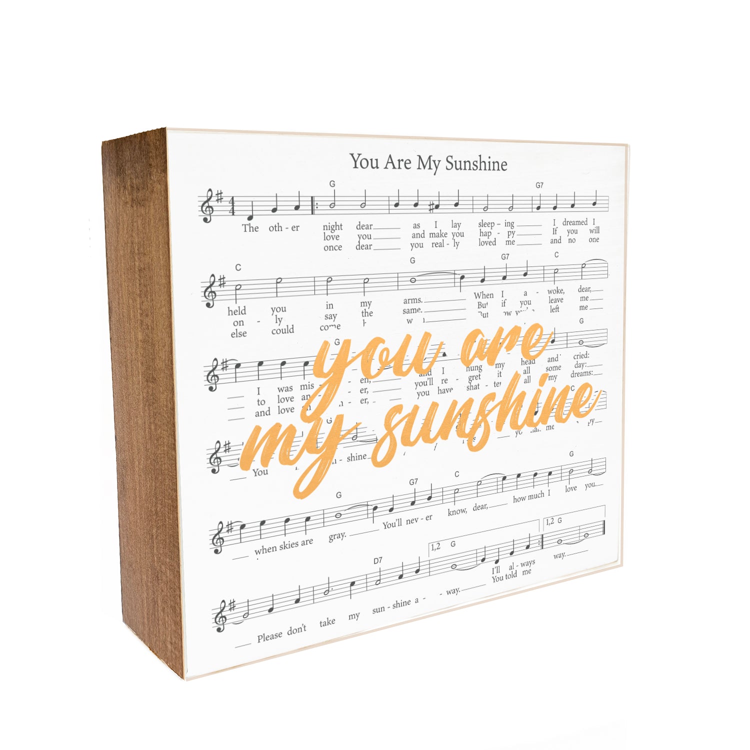 You are my sunshine Decorative Wooden Block