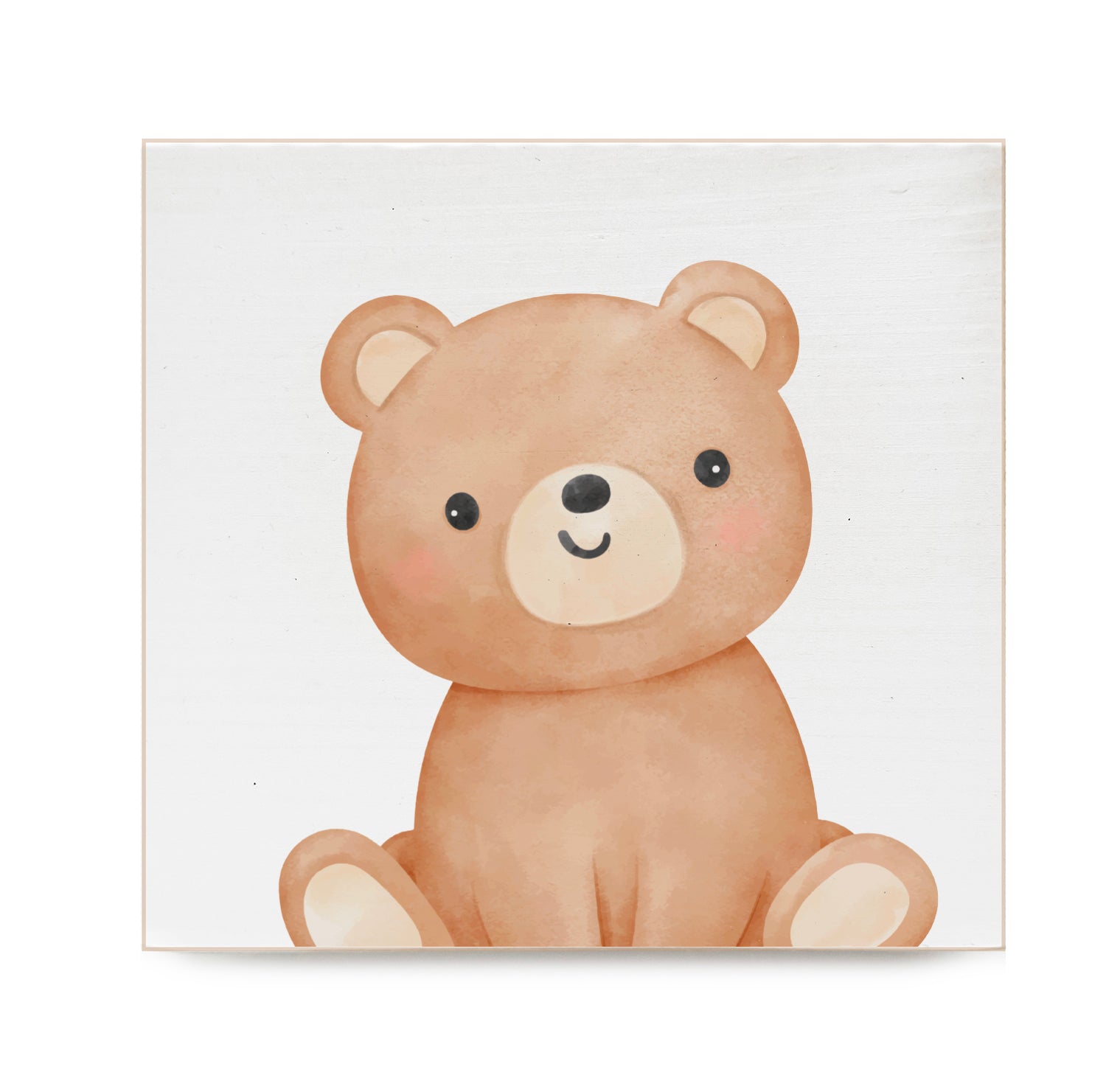 Bear Kids Decorative Wooden Block