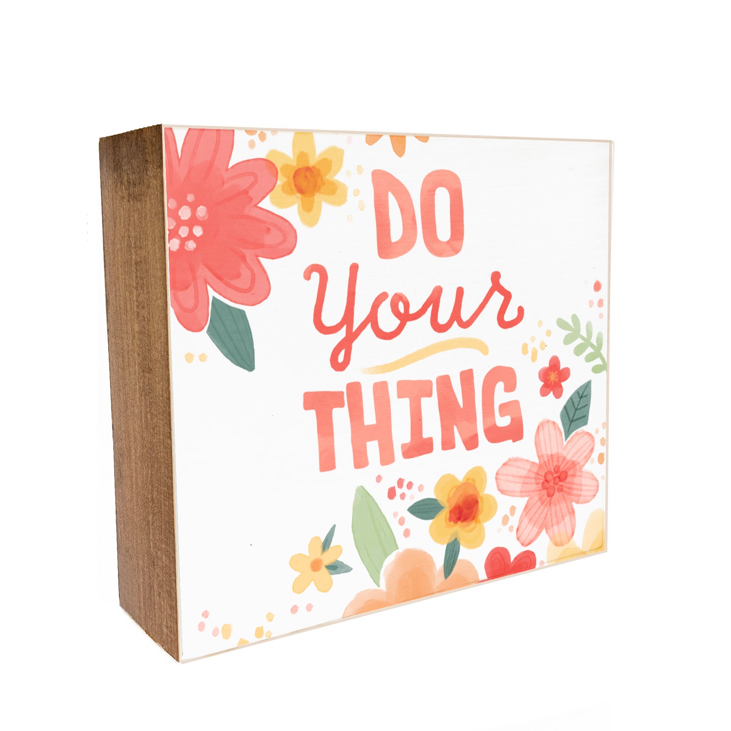 Do Your Thing Kids Decorative Wooden Block