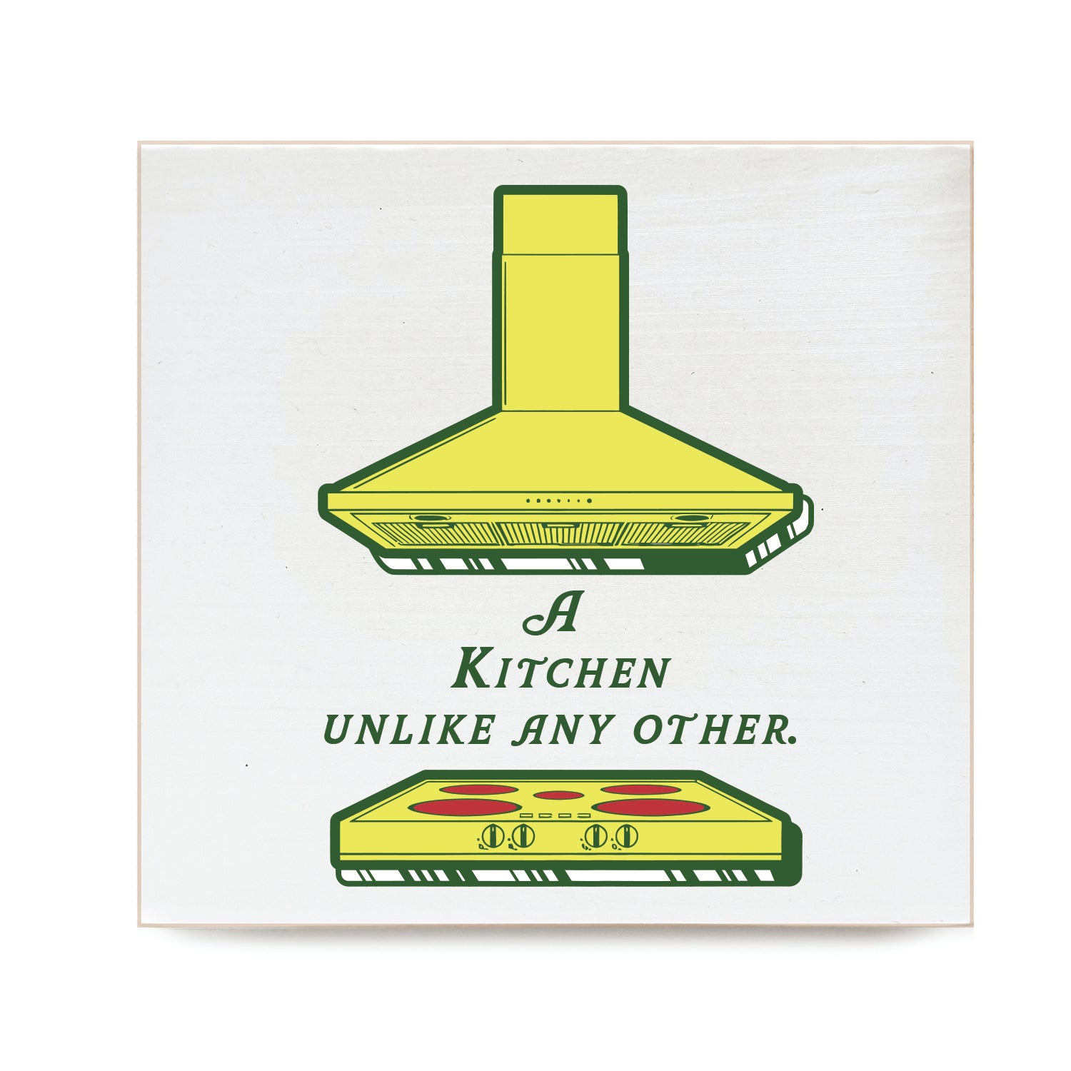 A Kitchen Unlike Any Other Decorative Wooden Block