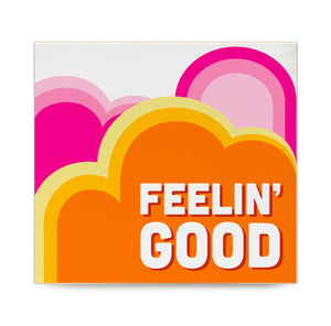 Feelin' Good Decorative Wooden Block