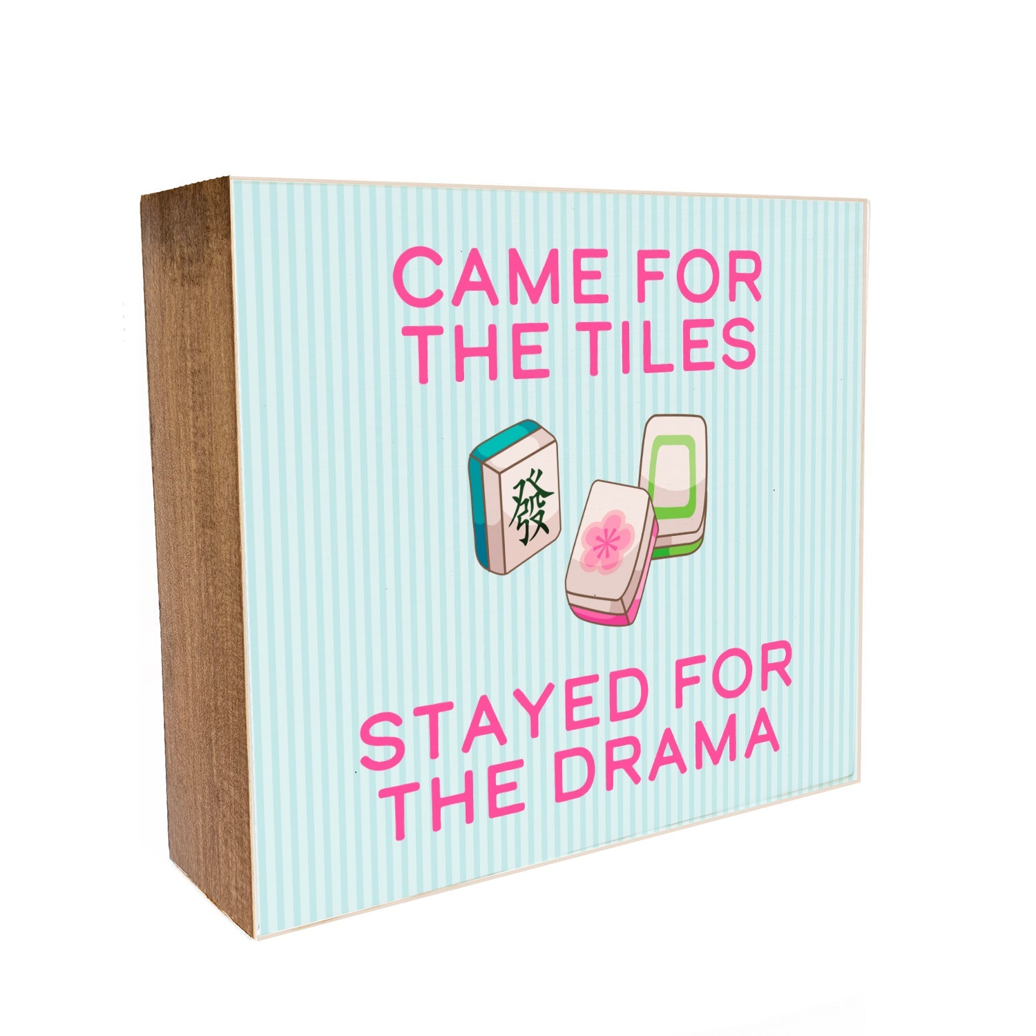 Mahjong Came for the tiles Decorative Wooden Block