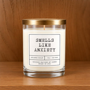 Smells like anxiety 10oz Golden Hour Candle