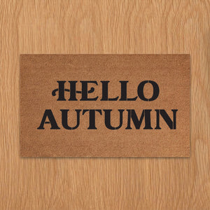Hello Autumn Coir Mat