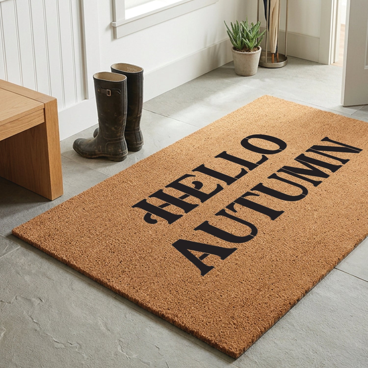 Hello Autumn Coir Mat