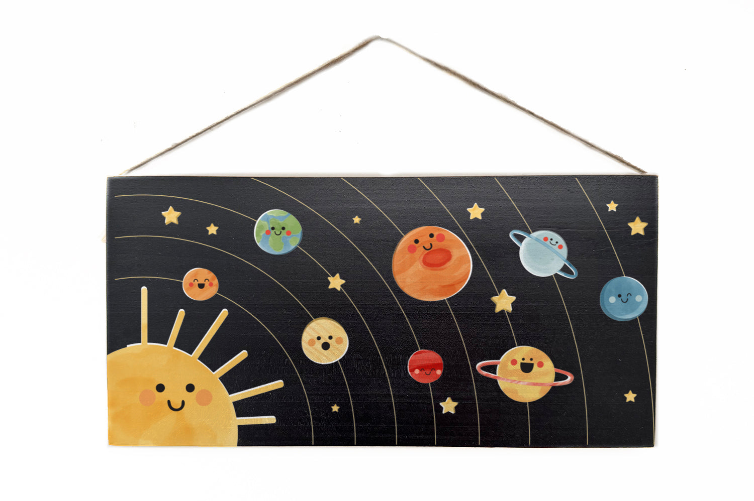 Solar System Wooden Door Hang