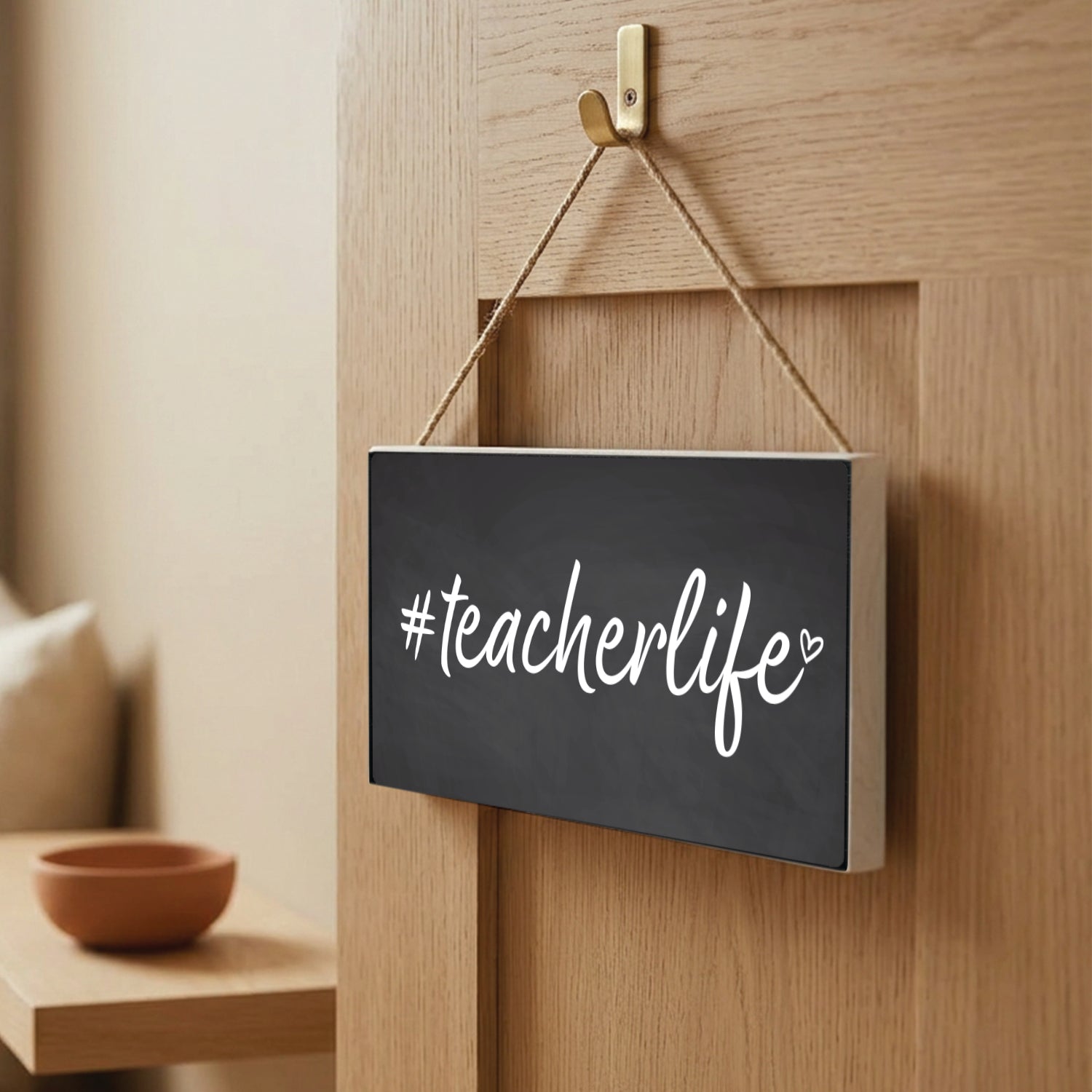 #teacherlife Twine Door Hang