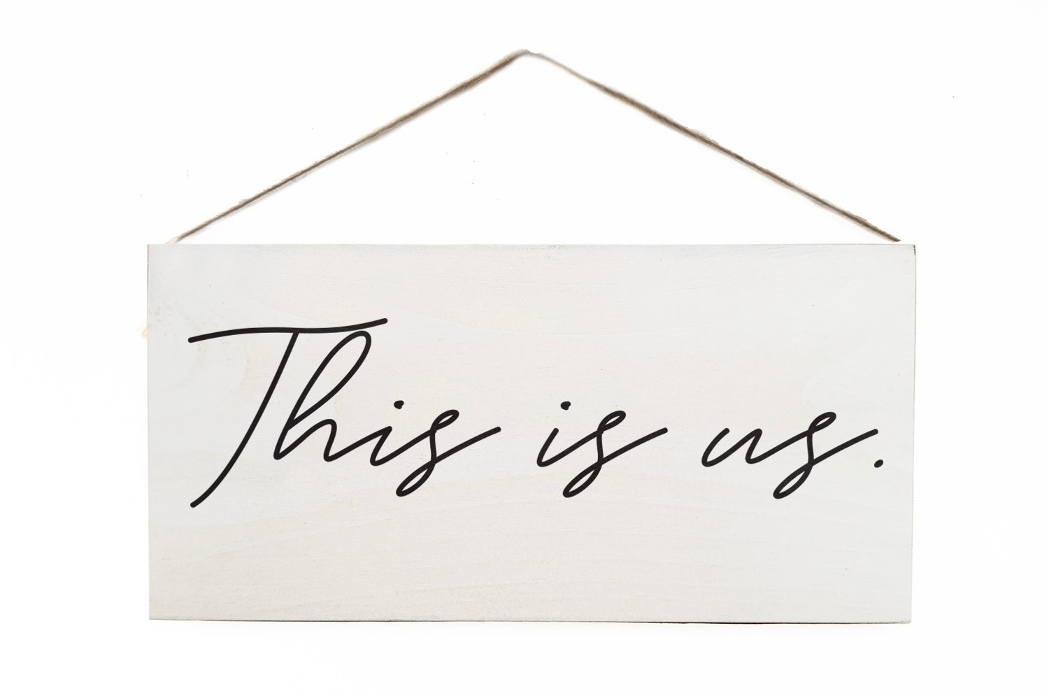 This is Us Wooden Door Hang