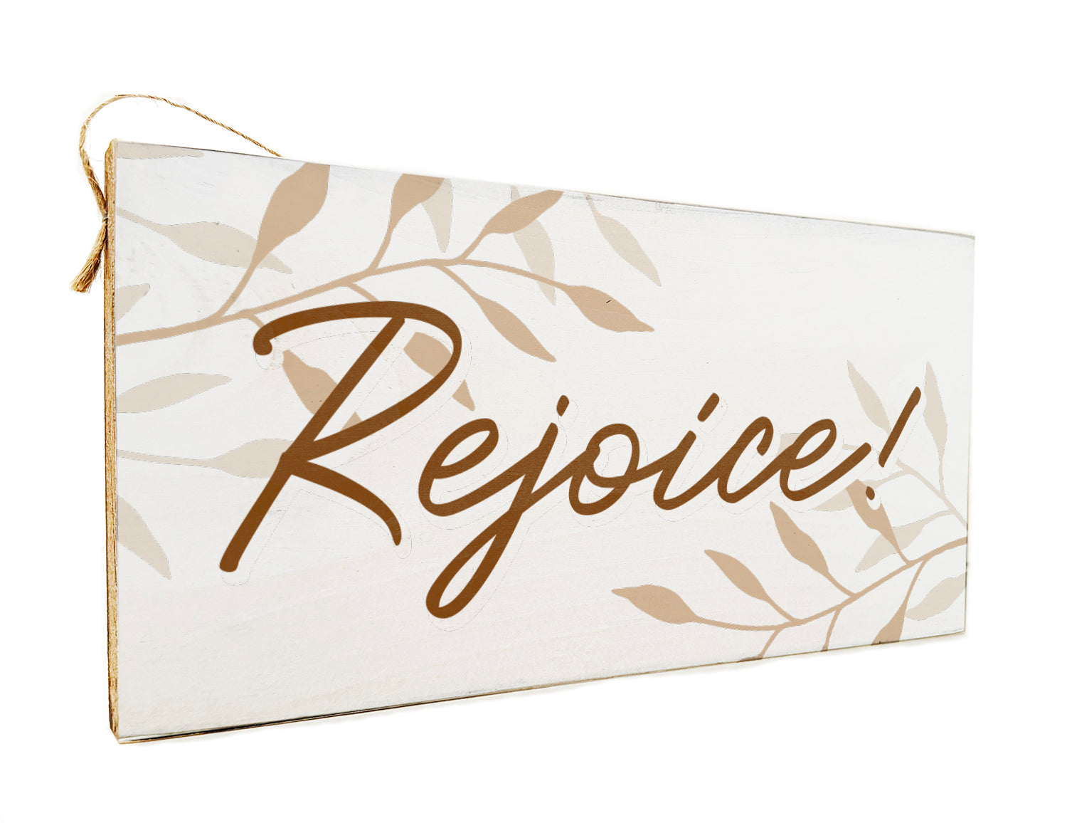 Rejoice Wooden Door Hang