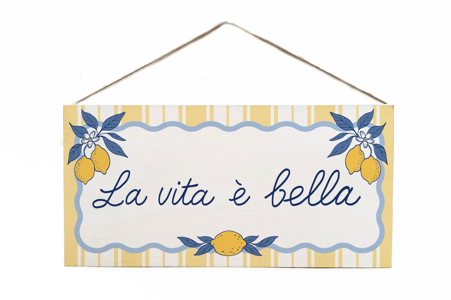 Italia La Vita e Bella Door Hang