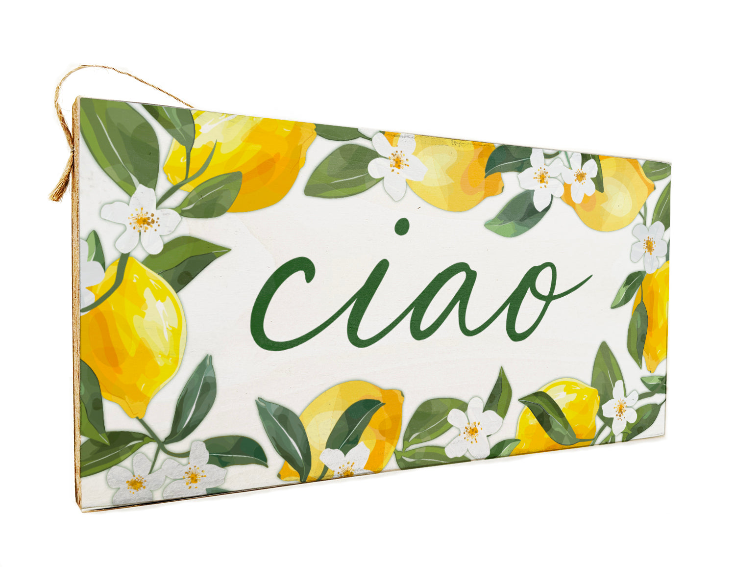 Italia Ciao Lemons Door Hang