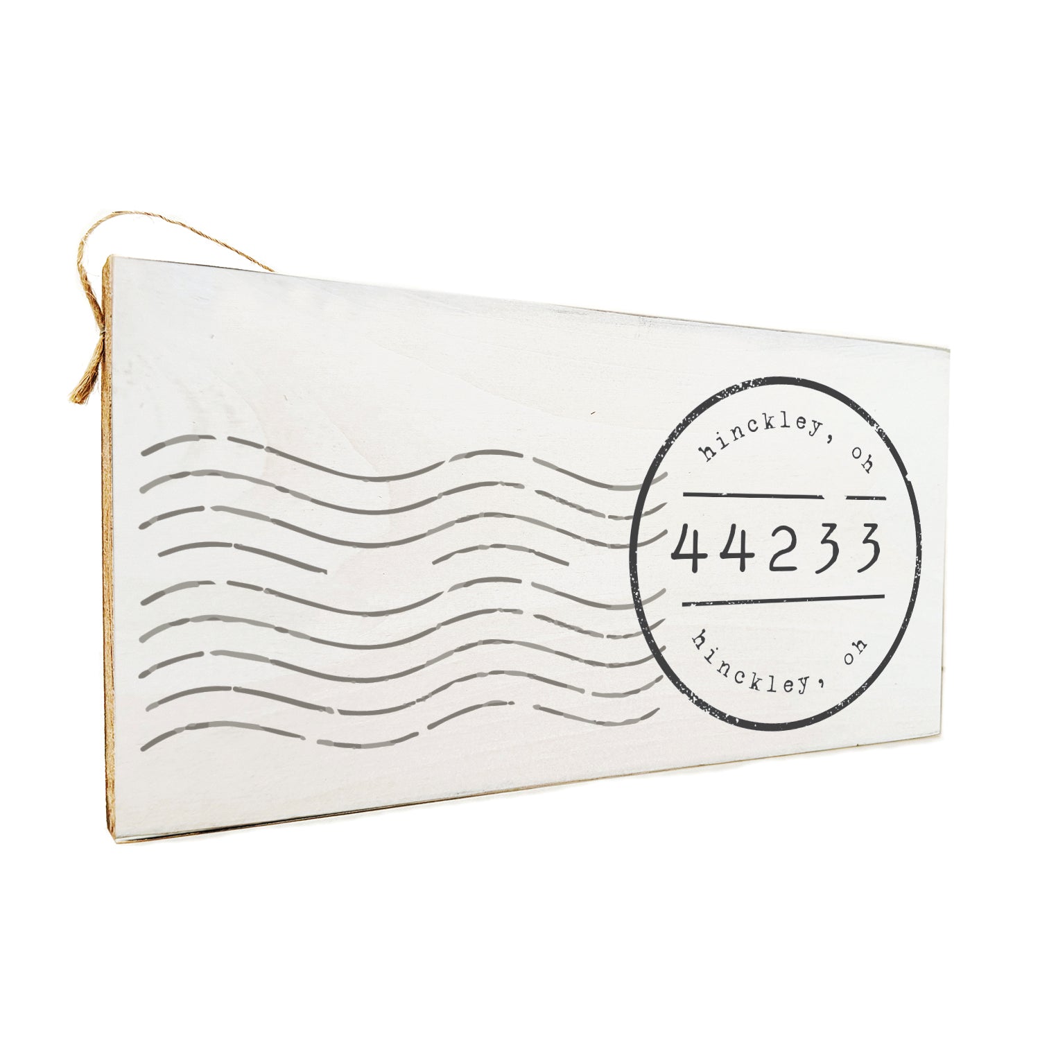 Personalized Stamp Wooden Door Hang