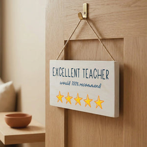 Excellent Teacher Twine Door Hang