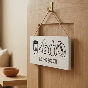 Tis the Season Fall Icons Door Hang