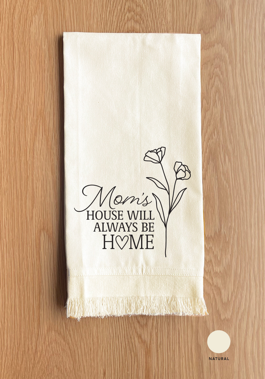 Mom's House will always be home Kitchen Towel
